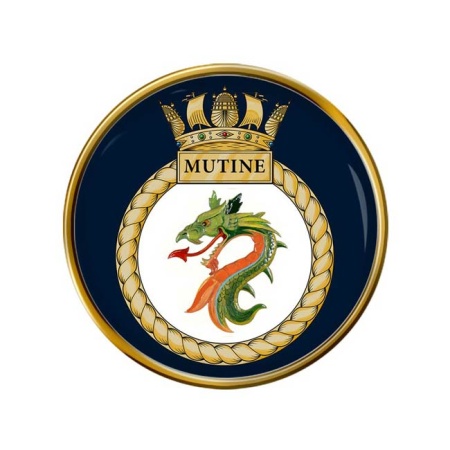 HMS Mutine, Royal Navy Pin Badge
