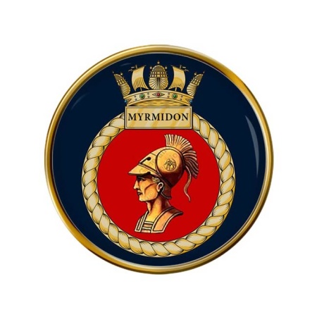 HMS Myrmidon, Royal Navy Pin Badge