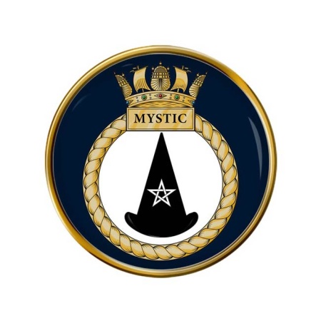HMS Mystic, Royal Navy Pin Badge