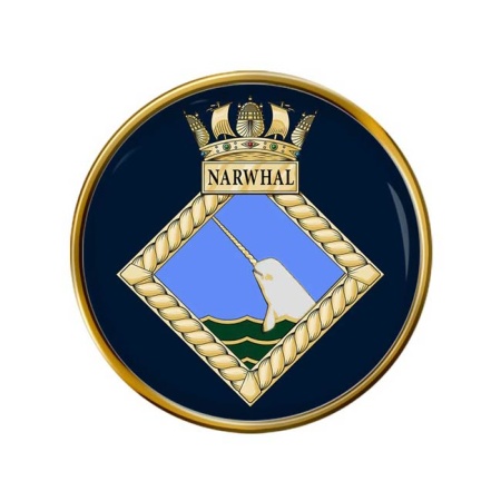 HMS Narwhal, Royal Navy Pin Badge