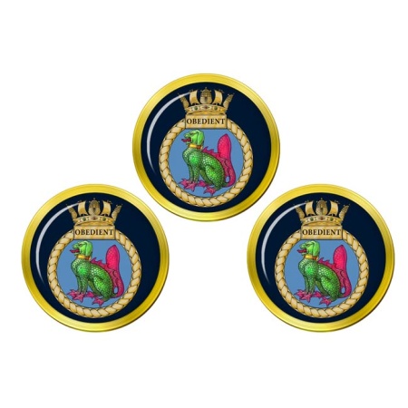 HMS Obedient, Royal Navy Golf Ball Markers