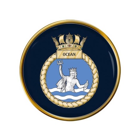 HMS Ocean, Royal Navy Pin Badge