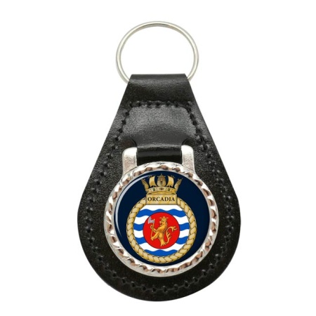 HMS Orcadia, Royal Navy Leather Key Fob