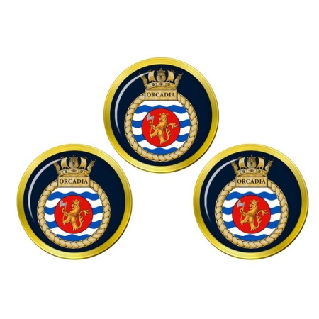 HMS Orcadia, Royal Navy Golf Ball Markers