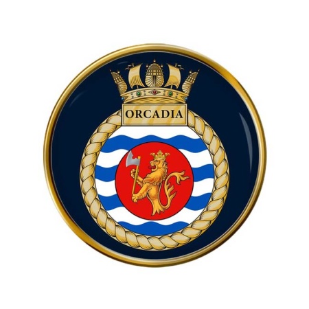 HMS Orcadia, Royal Navy Pin Badge