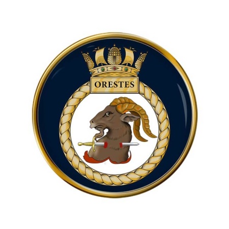 HMS Orestes, Royal Navy Pin Badge