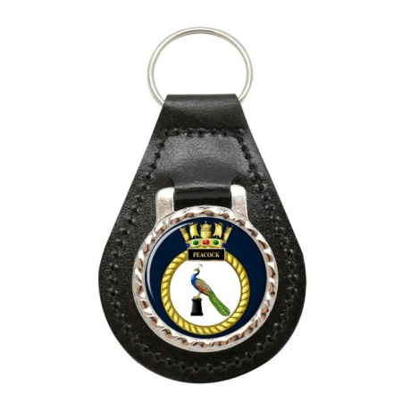 HMS Peacock, Royal Navy Leather Key Fob