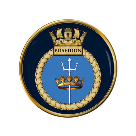HMS Poseidon, Royal Navy Pin Badge