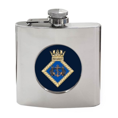 HMS President, Royal Navy Hip Flask