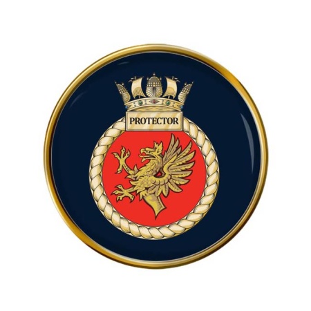 HMS Protector, Royal Navy Pin Badge