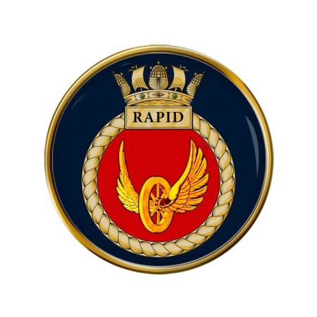 HMS Rapid, Royal Navy Pin Badge