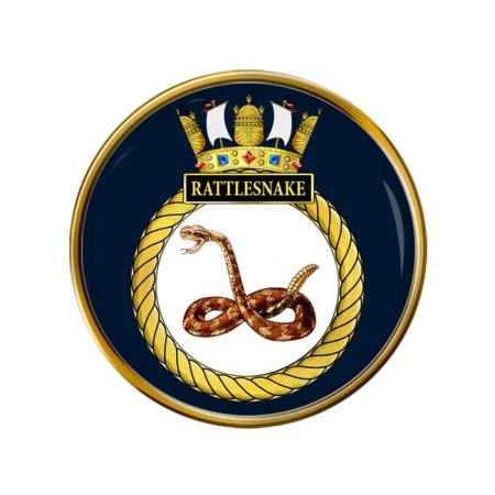 HMS Rattlesnake, Royal Navy Pin Badge