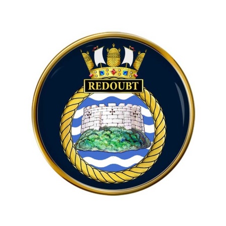 HMS Redoubt, Royal Navy Pin Badge