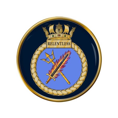 HMS Relentless, Royal Navy Pin Badge