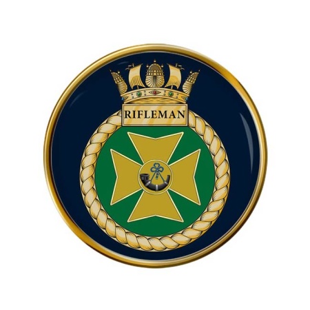 HMS Rifleman, Royal Navy Pin Badge
