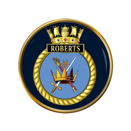 HMS Roberts, Royal Navy Pin Badge