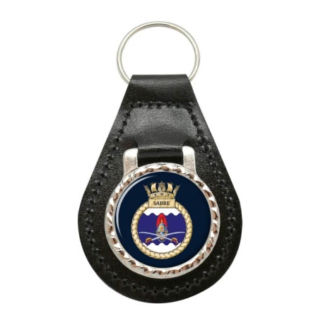 HMS Sabre, Royal Navy Leather Key Fob