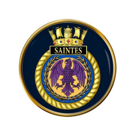 HMS Saintes, Royal Navy Pin Badge