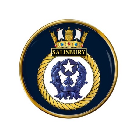 HMS Salisbury, Royal Navy Pin Badge