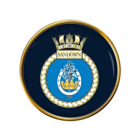 HMS Sandown, Royal Navy Pin Badge
