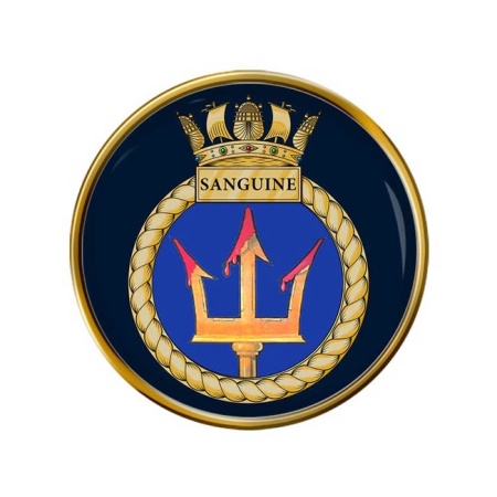 HMS Sanguine, Royal Navy Pin Badge
