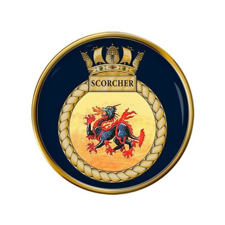 HMS Scorcher, Royal Navy Pin Badge