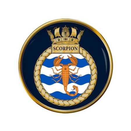 HMS Scorpion, Royal Navy Pin Badge