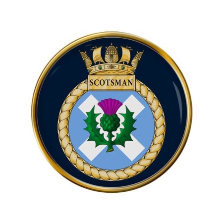 HMS Scotsman, Royal Navy Pin Badge
