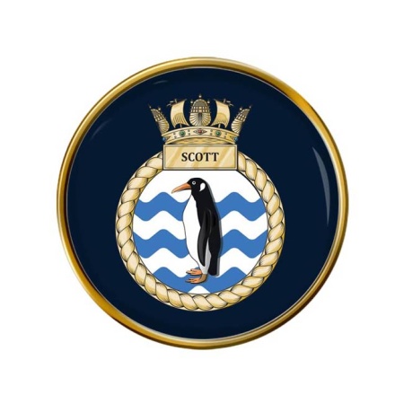 HMS Scott, Royal Navy Pin Badge