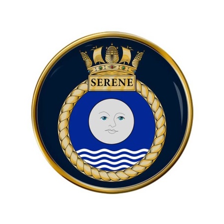 HMS Serene, Royal Navy Pin Badge
