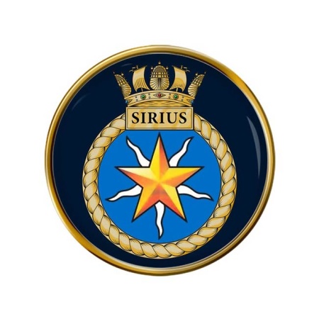 HMS Sirius, Royal Navy Pin Badge