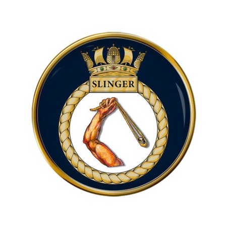 HMS Slinger, Royal Navy Pin Badge