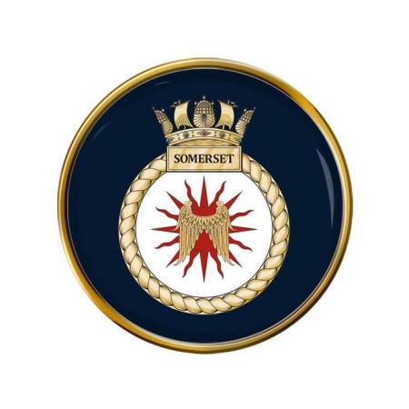 HMS Somerset, Royal Navy Pin Badge