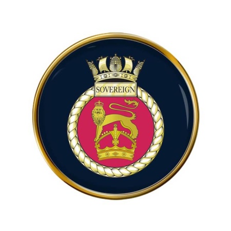 HMS Sovereign, Royal Navy Pin Badge