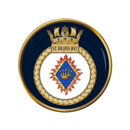 HMS St Brides Bay, Royal Navy Pin Badge