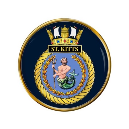 HMS St. Kitts, Royal Navy Pin Badge