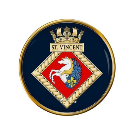 HMS St. Vincent, Royal Navy Pin Badge
