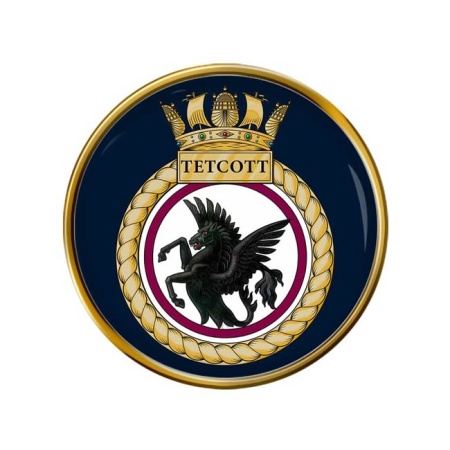 HMS Tetcott, Royal Navy Pin Badge