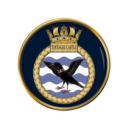 HMS Tintagel Castle, Royal Navy Pin Badge