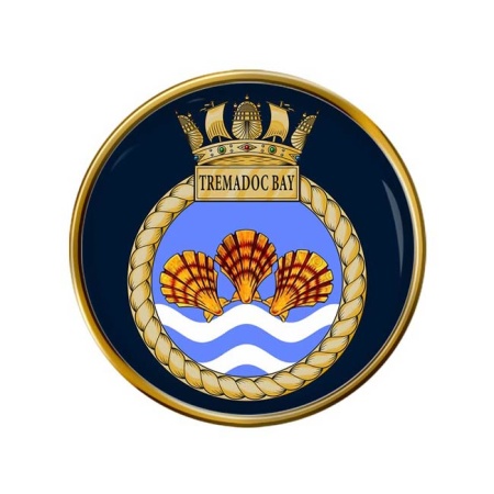 HMS Tremadoc Bay, Royal Navy Pin Badge