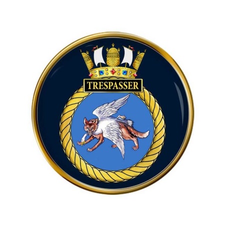 HMS Trespasser, Royal Navy Pin Badge