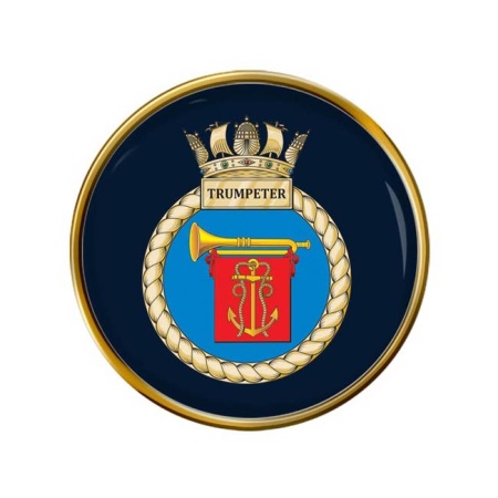 HMS Trumpeter, Royal Navy Pin Badge