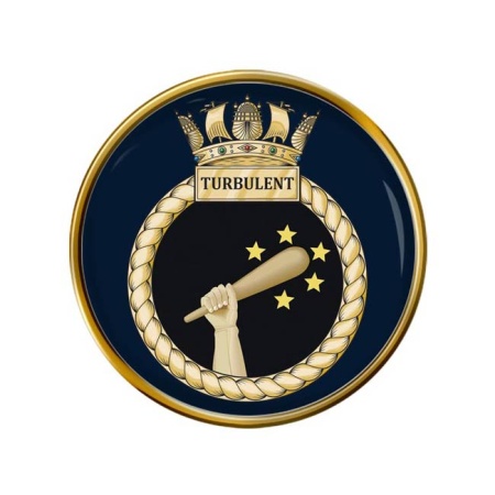 HMS Turbulent, Royal Navy Pin Badge