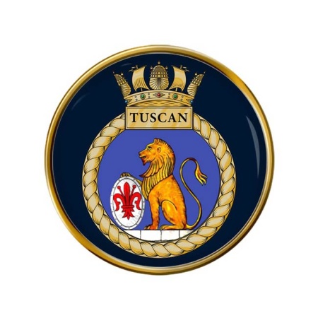 HMS Tuscan, Royal Navy Pin Badge