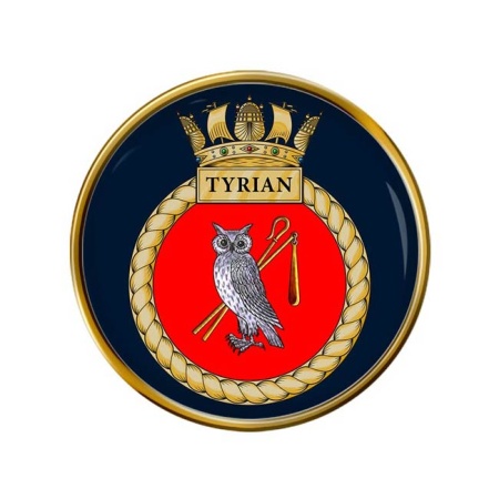 HMS Tyrian, Royal Navy Pin Badge