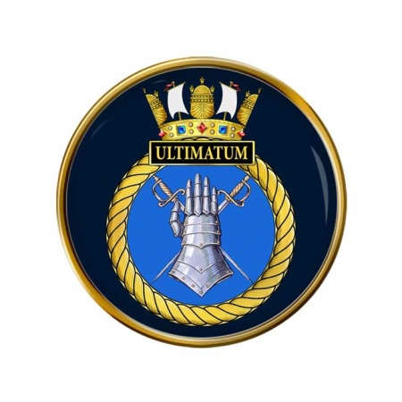 HMS Ultimatum, Royal Navy Pin Badge