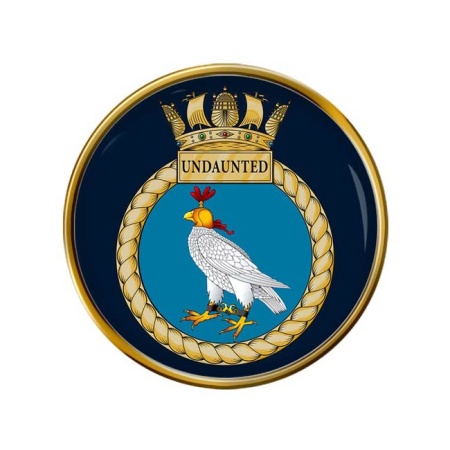 HMS Undaunted, Royal Navy Pin Badge
