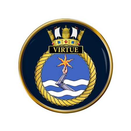 HMS Virtue, Royal Navy Pin Badge