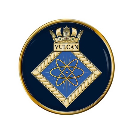 HMS Vulcan, Royal Navy Pin Badge