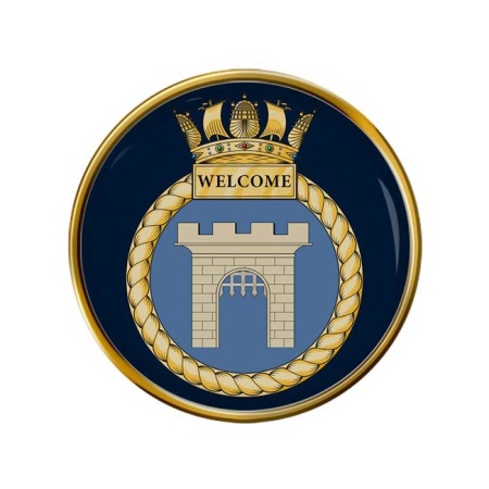 HMS Welcome, Royal Navy Pin Badge